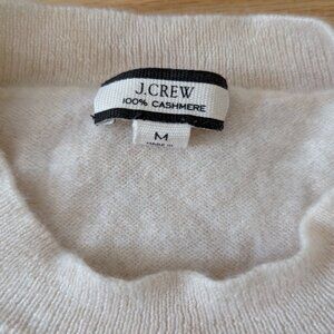 J Crew women's 100% cashmere crew neck sweater Size M